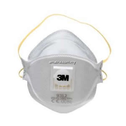 3M 9312 P1 Folded Maintenance Free Respirator with Valve (10pcs / box)