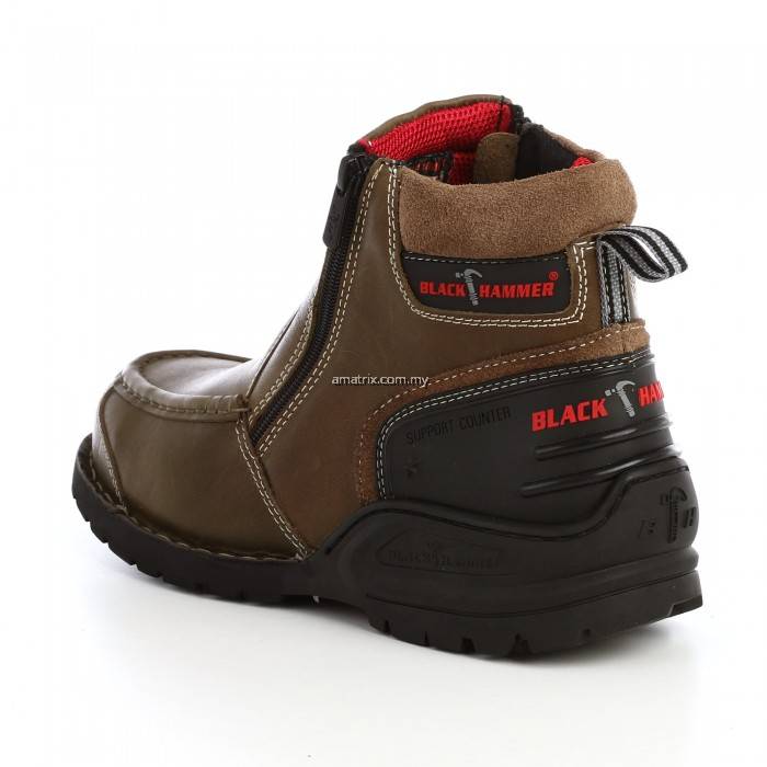 BLACK HAMMER BH5106 5000 Series Men Safety Shoes Mid Cut ...