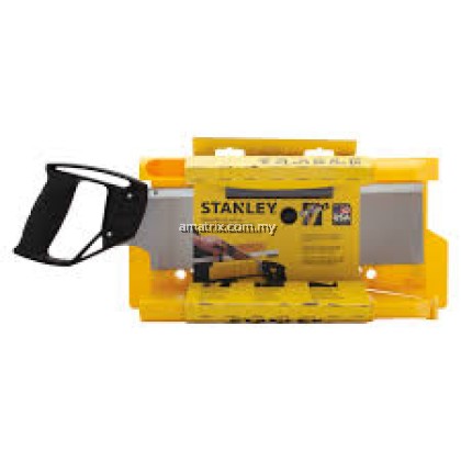 STANLEY 20-600 CLAMPING MITER BOX WITH 14 IN SAW