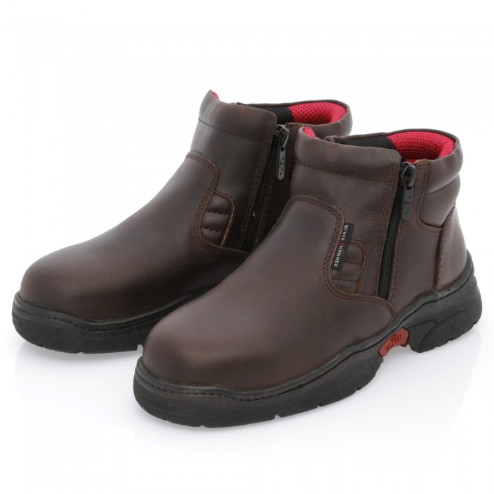 Black hammer ladies safety shoes clearance